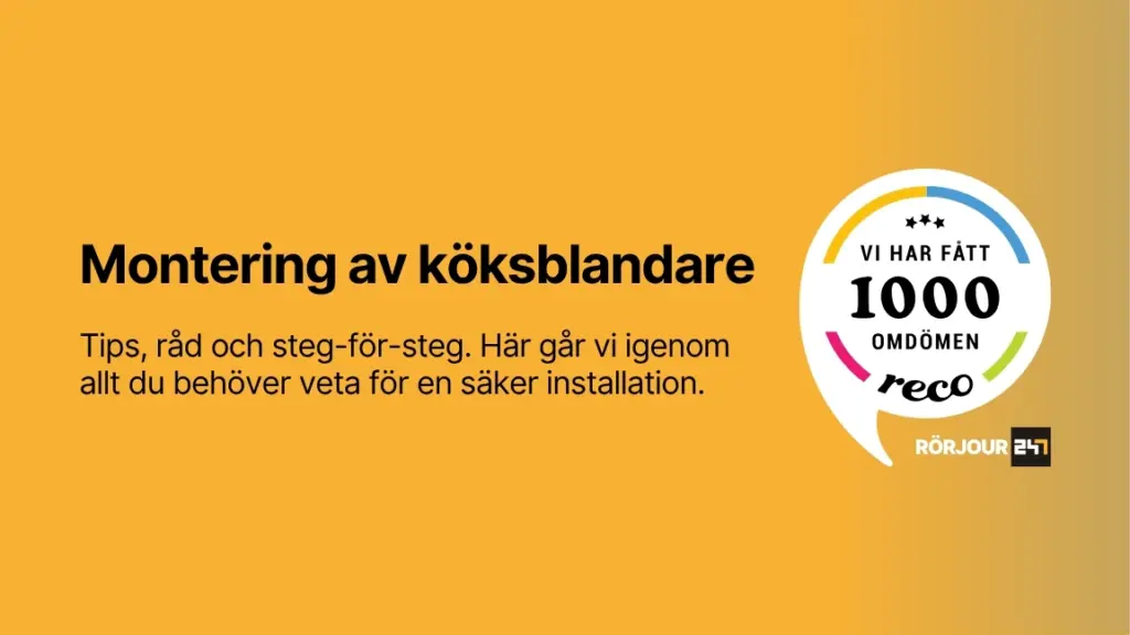 Montering av koksblandare
