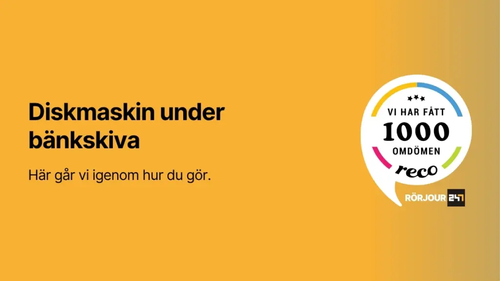 Diskmaskin under bankskiva