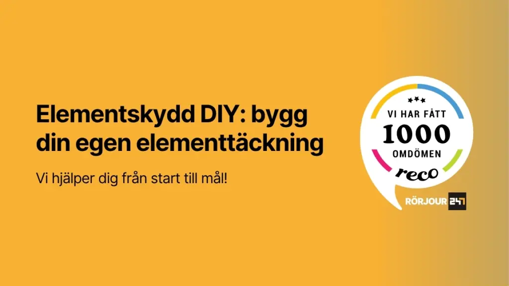 Elementskydd DIY bygg din egen elementtackning