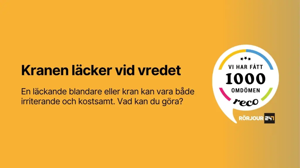 Kranen lacker vid vredet