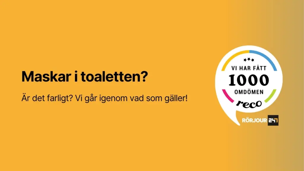 Maskar i toaletten