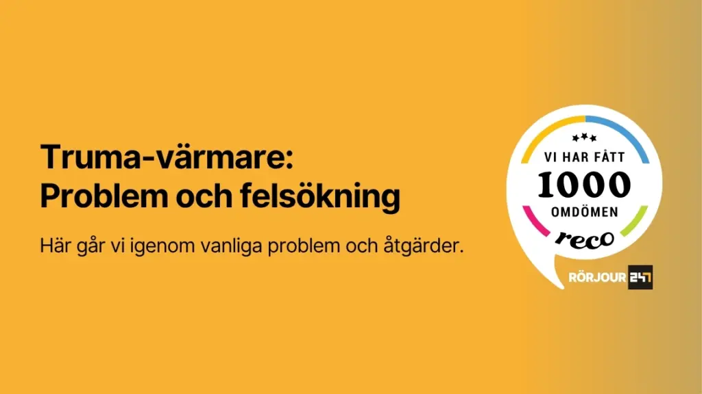 Truma varmare Problem och felsokning