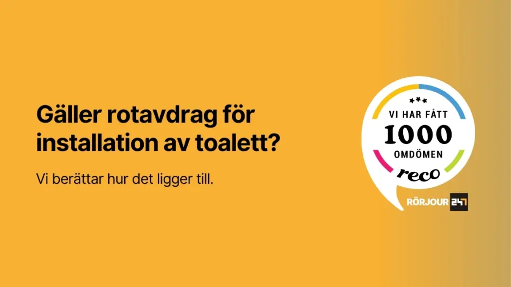 Galler rotavdrag for installation av toalett