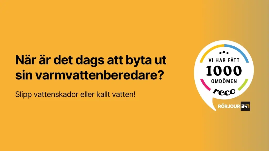 Nar ar det dags att byta ut sin varmvattenberedare