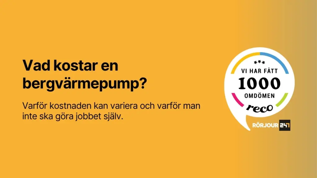 Vad kostar en bergvarmepump