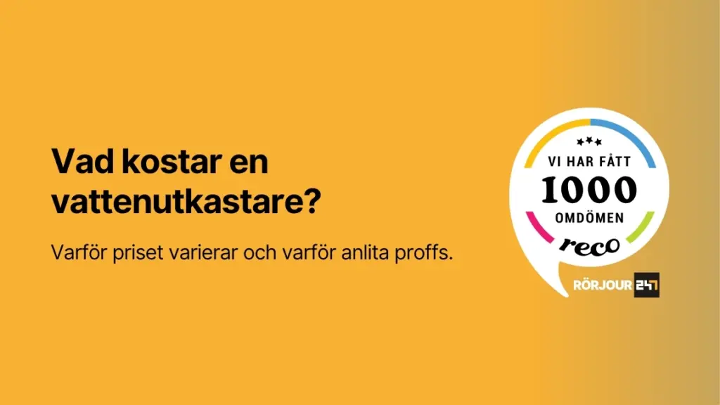 Vad kostar en vattenutkastare