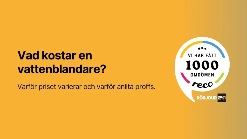 Vad kostar en vattenblandare