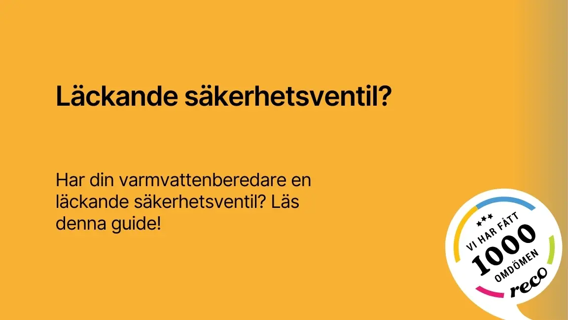 Lackande sakerhetsventil