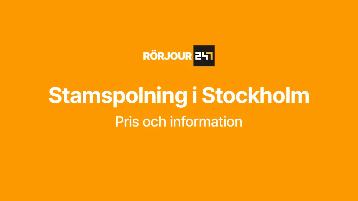 Stamspolning i stockholm