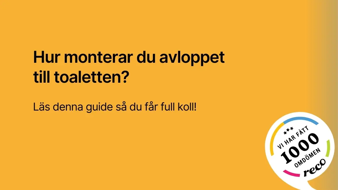 Montera toalettstol avloppet enkelt