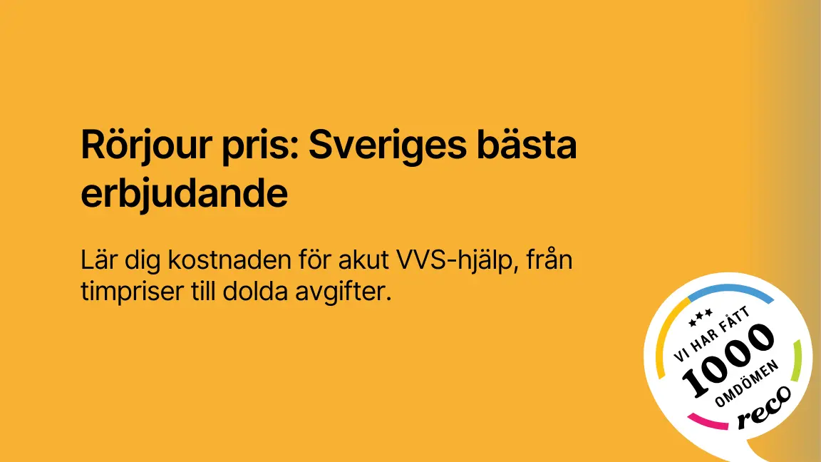 Rorjour pris Sveriges basta erbjudande 1