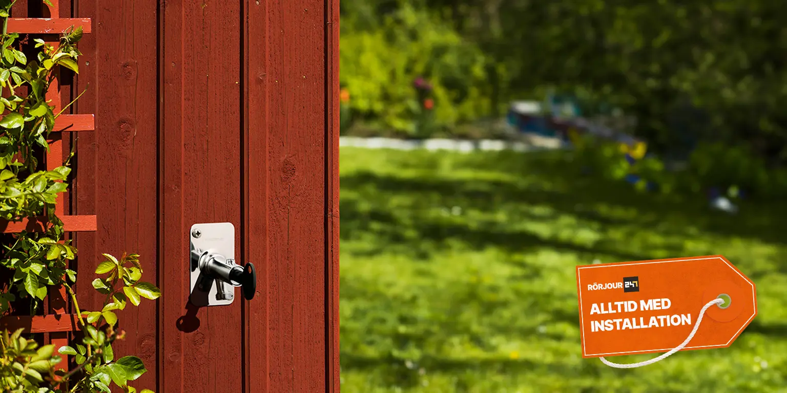 Vattenutkastare med professionell installation