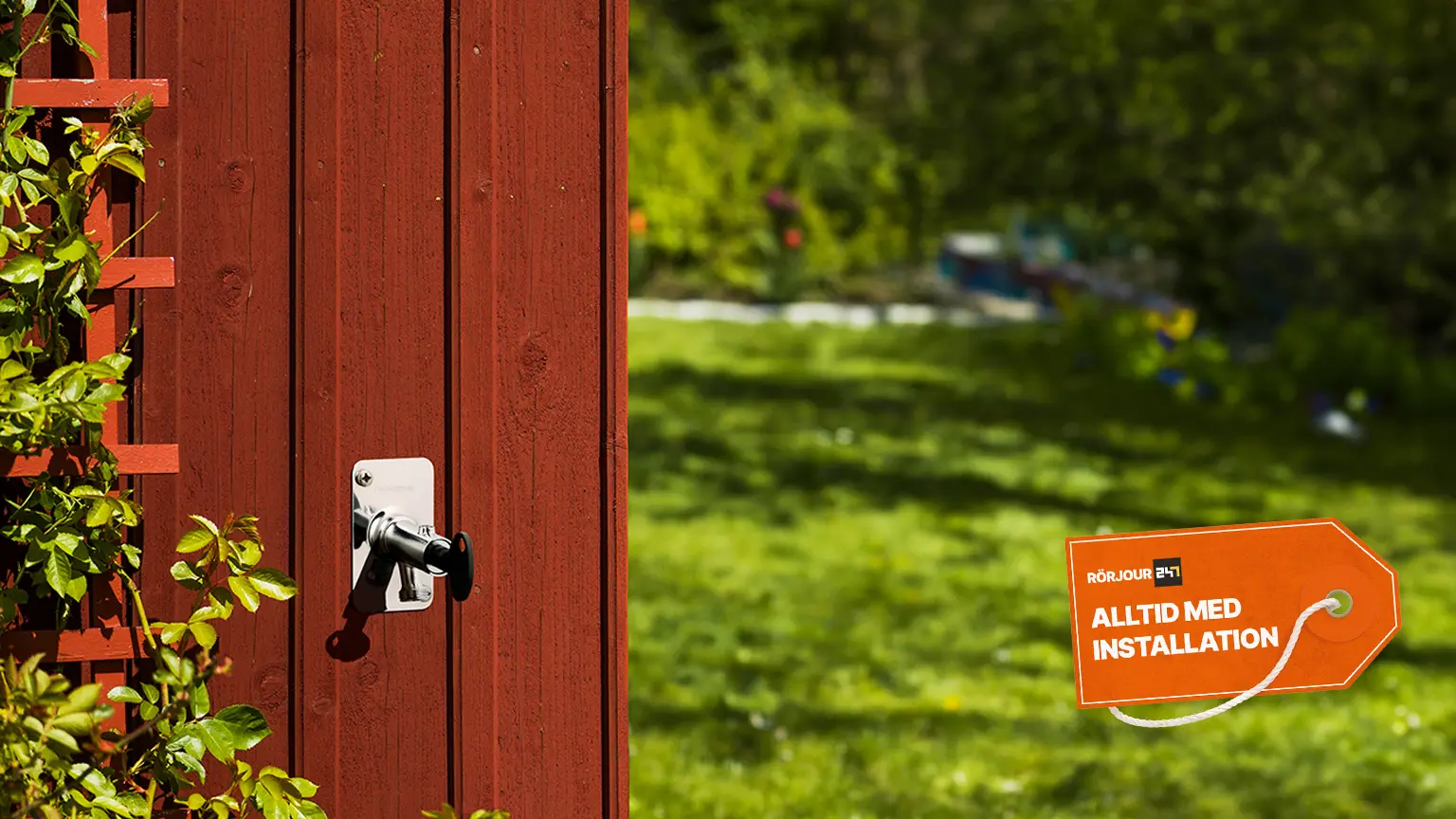 Vattenutkastare med professionell installation