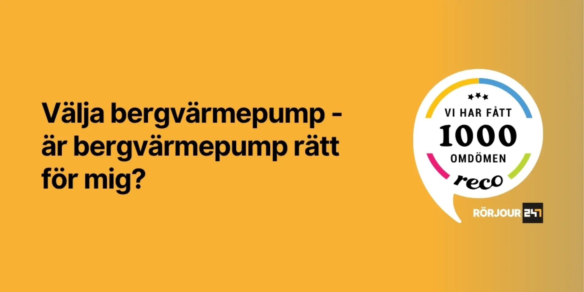 Valja bergvarmepump ar bergvarmepump for mig
