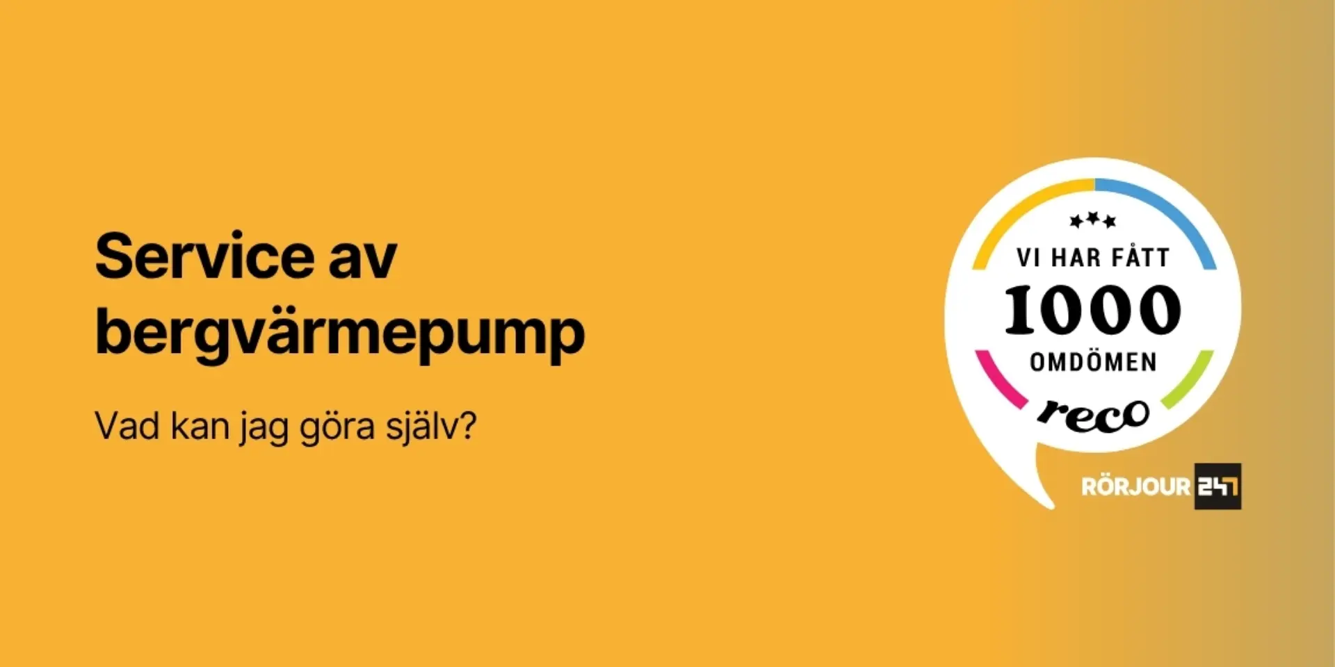 Service av bergvarmepump