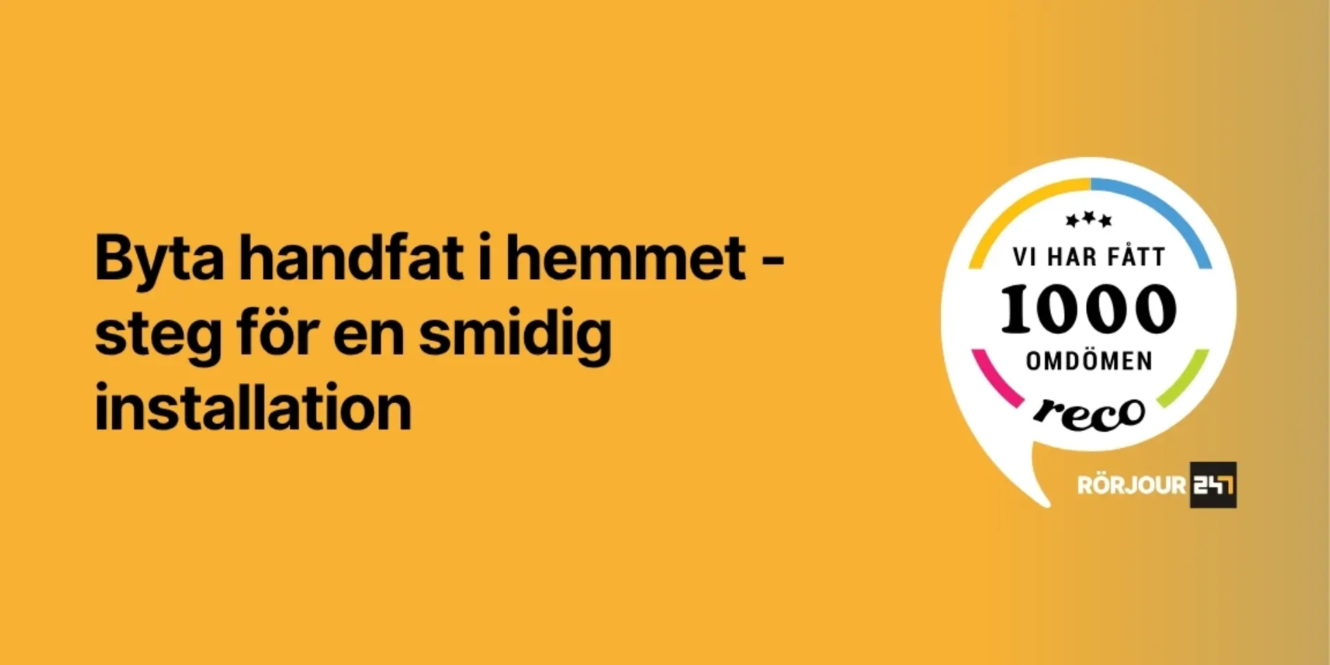 Byta handfat i hemmet steg for en smidig installation