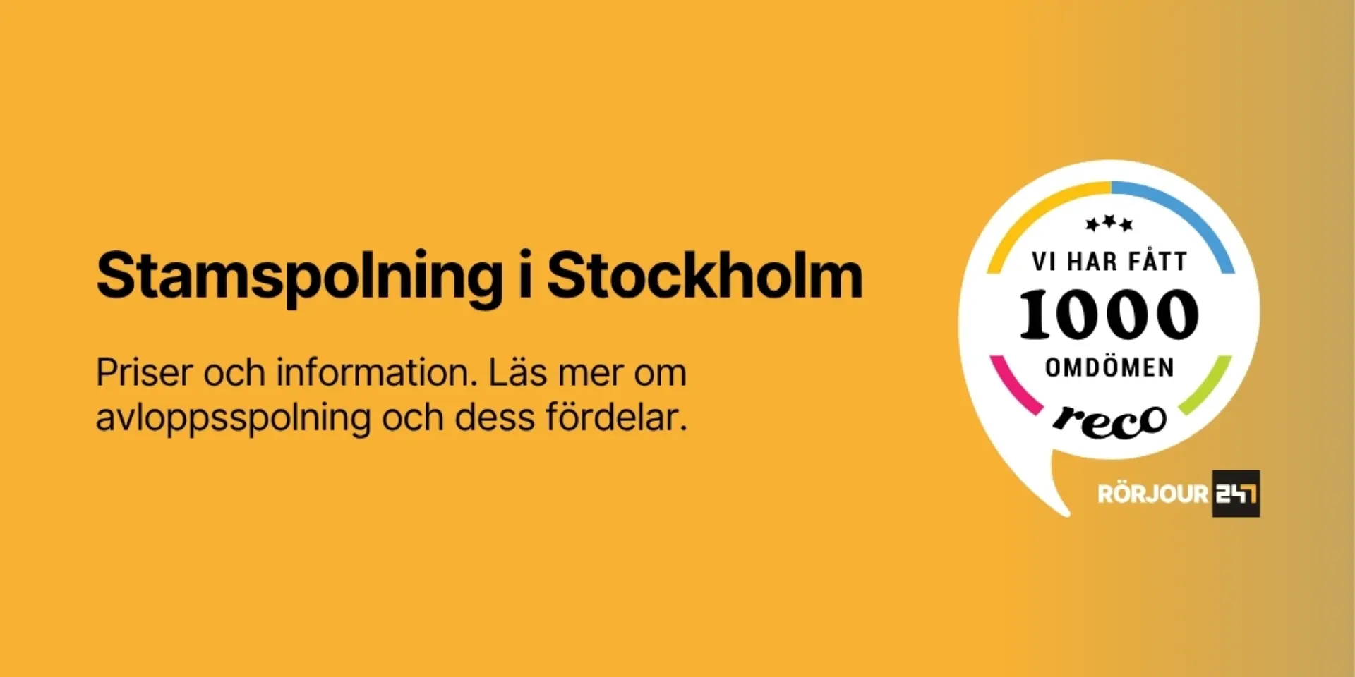 Stamspolning i Stockholm