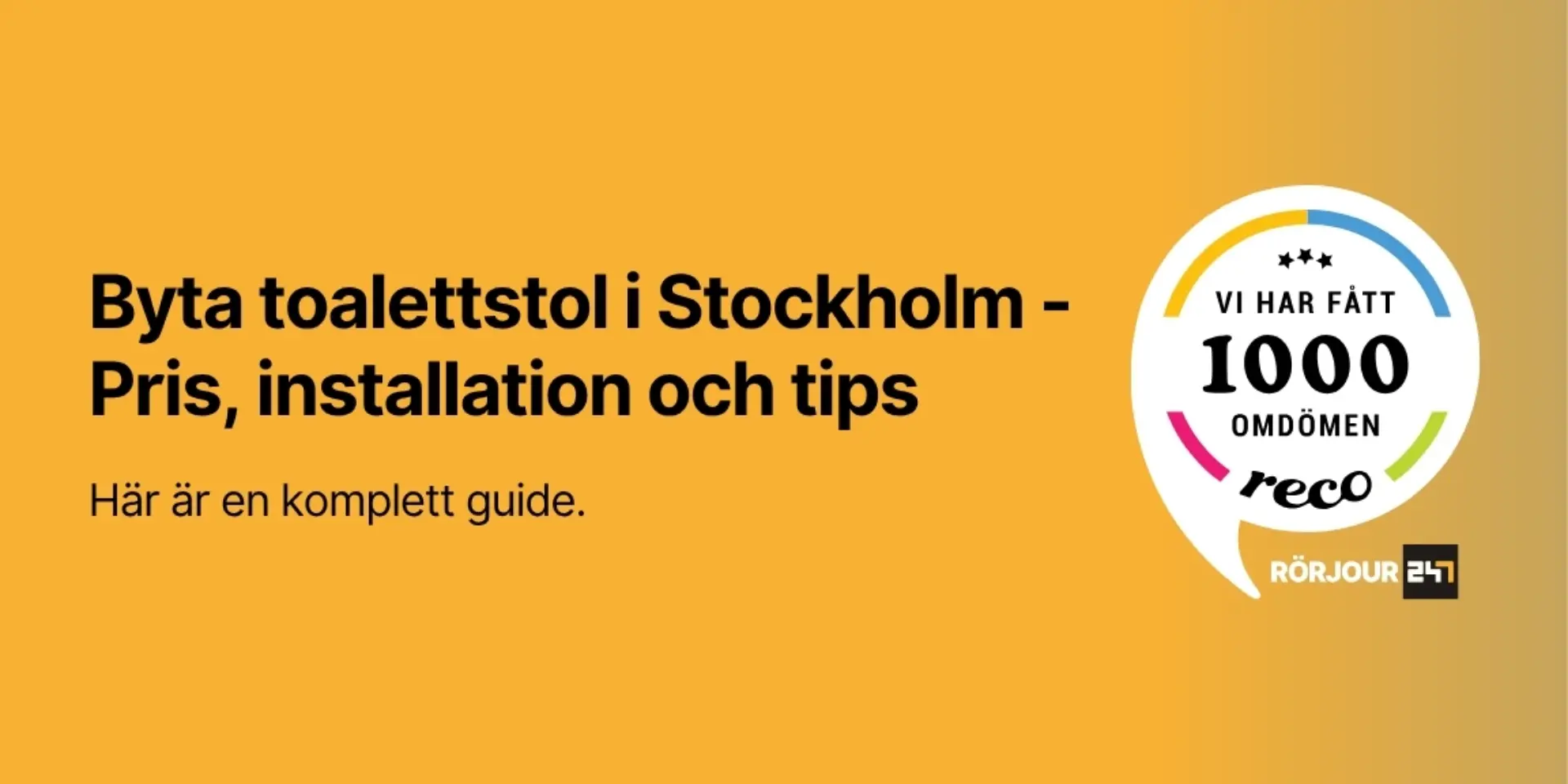 Byta toalettstol i Stockholm Pris installation och tips