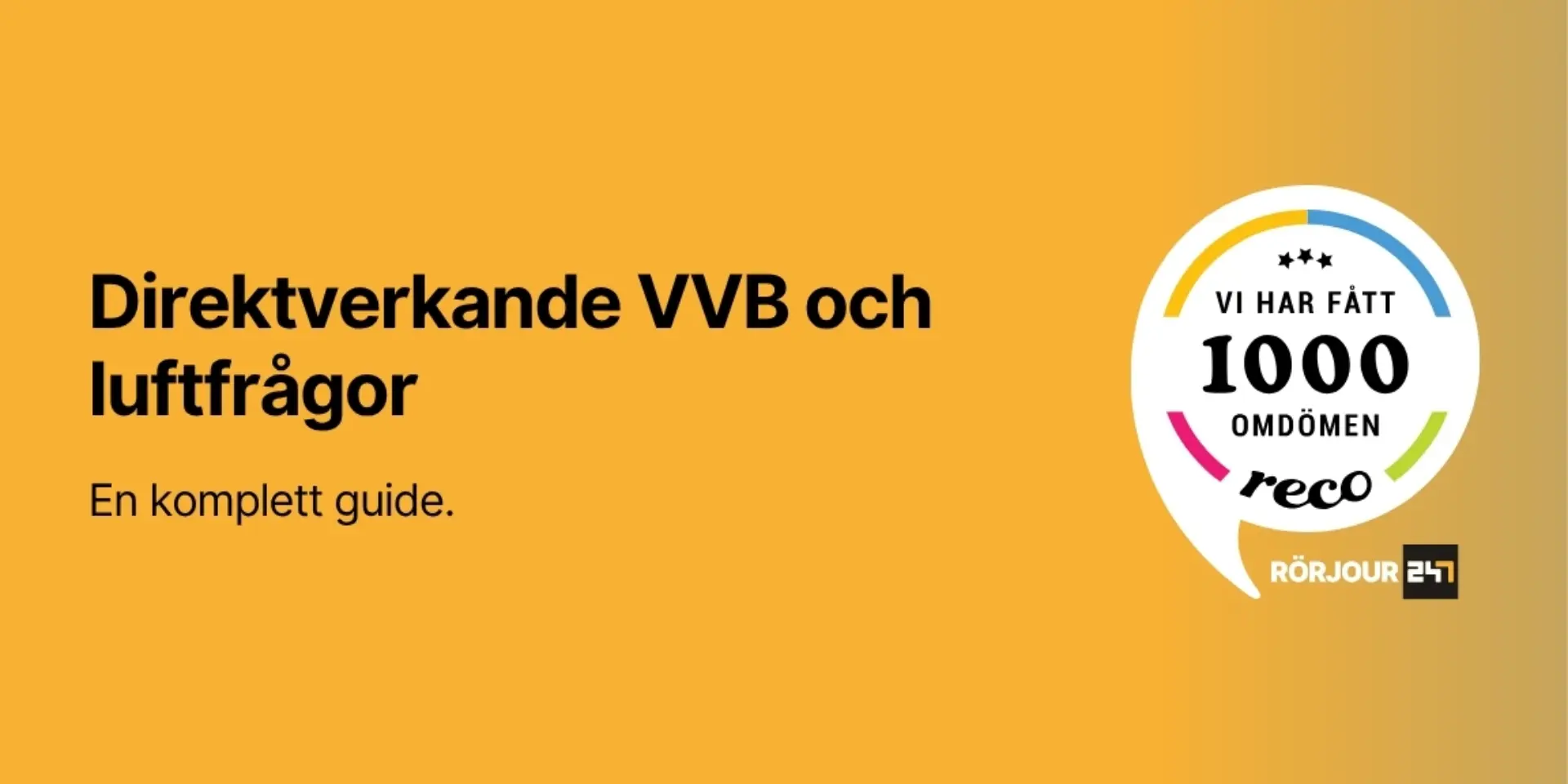Direktverkande VVB och luftfragor