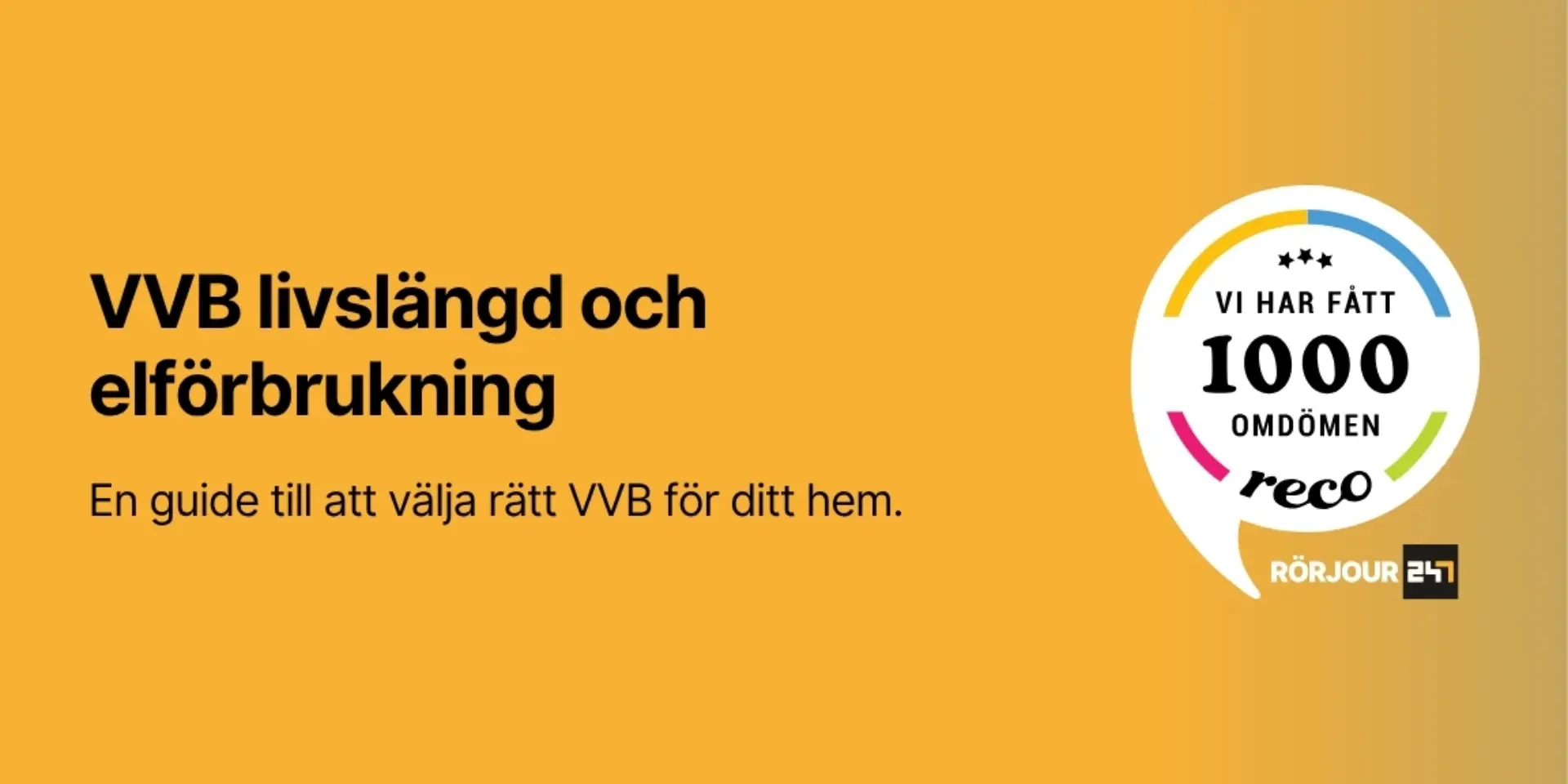 VVB livslangd och elforbrukning