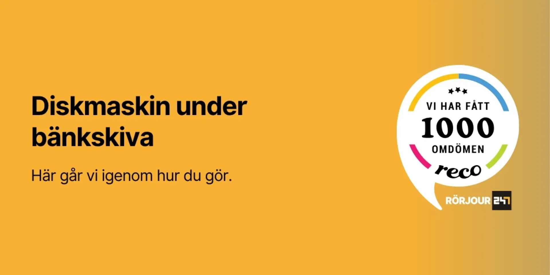 Diskmaskin under bankskiva