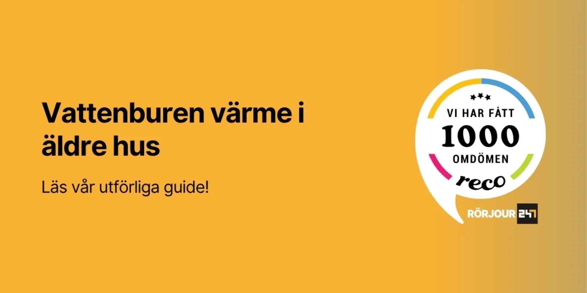 Vattenburen varme i aldre hus