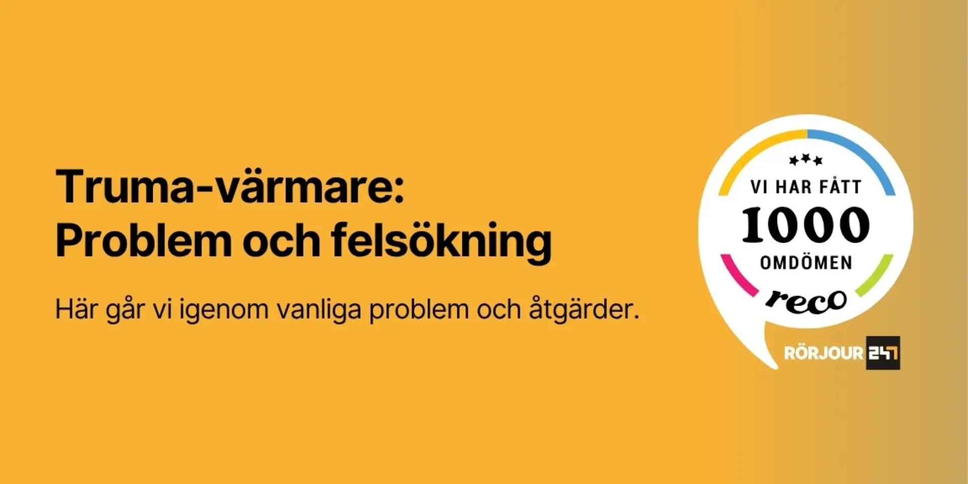 Truma varmare Problem och felsokning