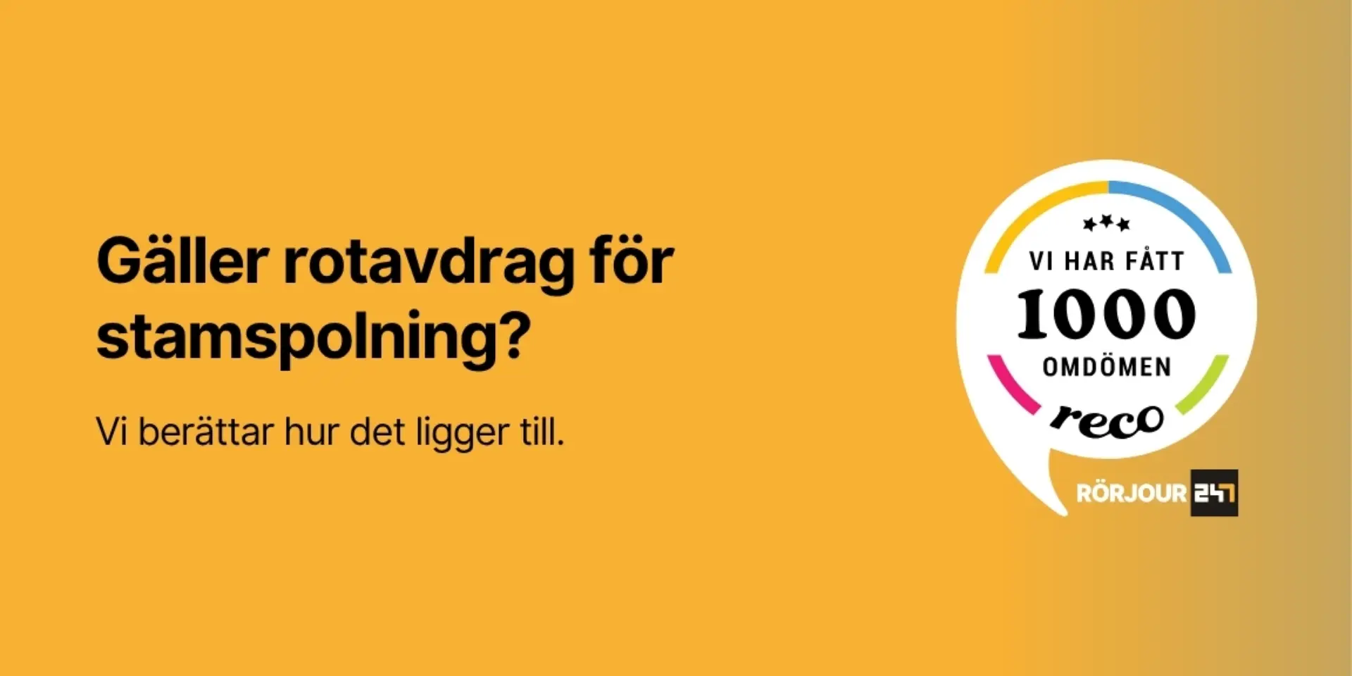 Galler rotavdrag for stamspolning