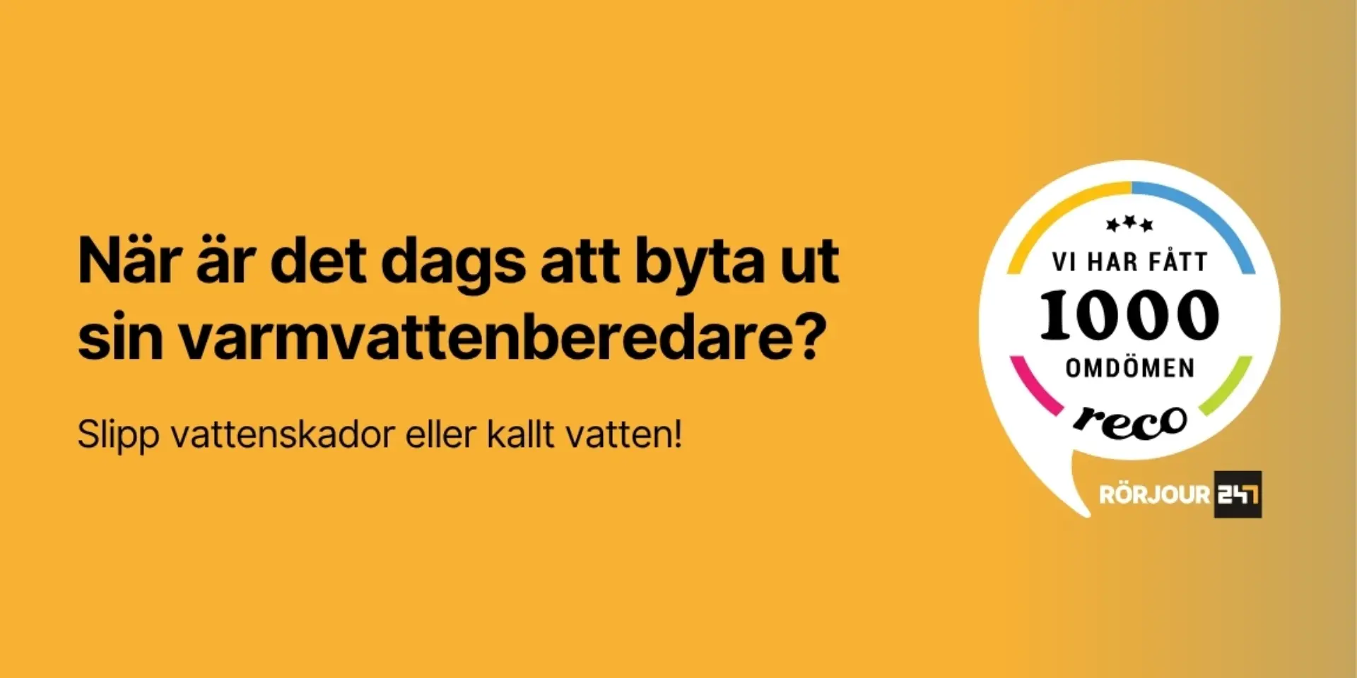 Nar ar det dags att byta ut sin varmvattenberedare