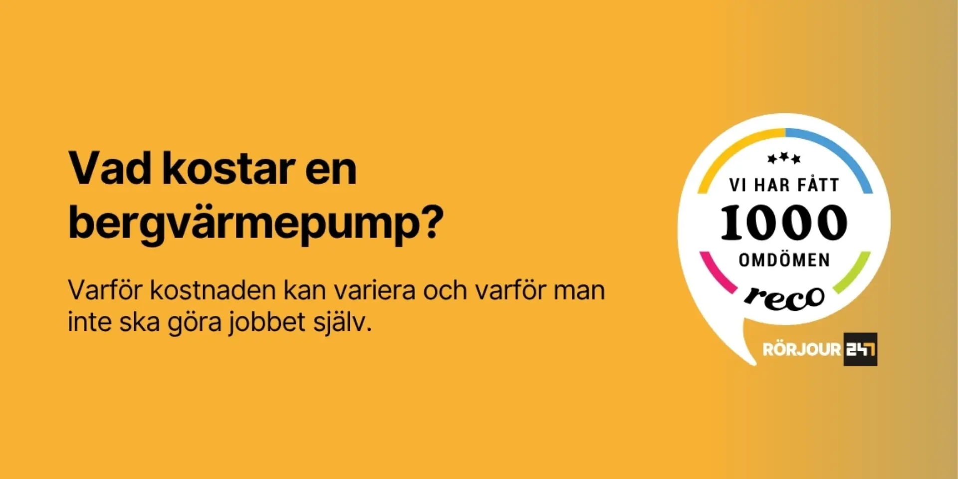 Vad kostar en bergvarmepump