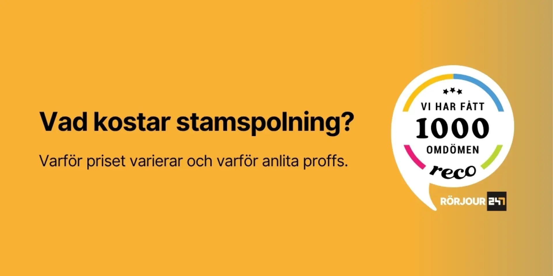 Vad kostar stamspolning
